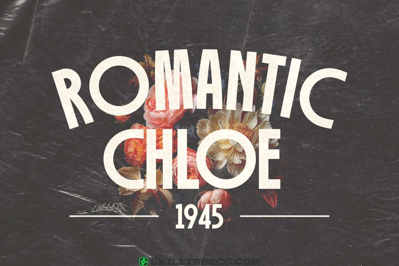 无衬线黑体装饰艺术字体连字新艺术皇家连字展示现代艺术-607802