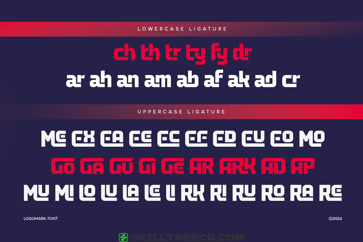无衬线黑体字母连接现代风格徽标品牌材料时尚标识-985587