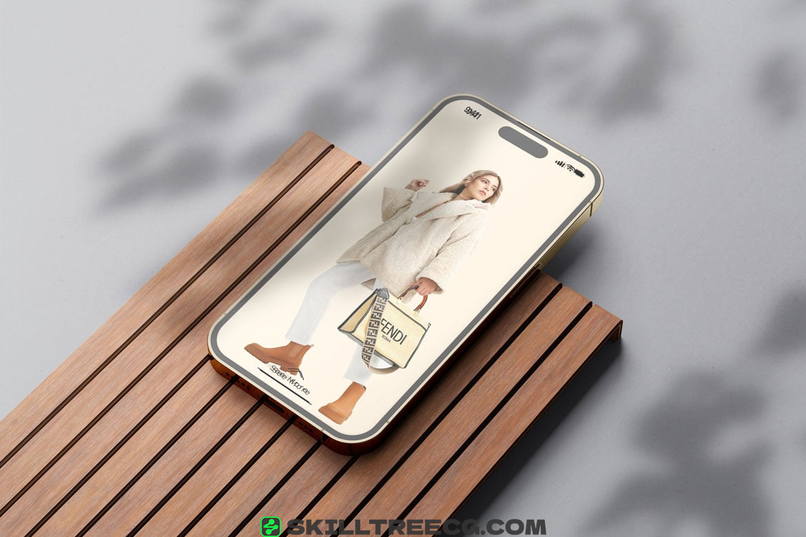 设备样机苹果14promax手机智能手机手机模型应用程序促销-193276