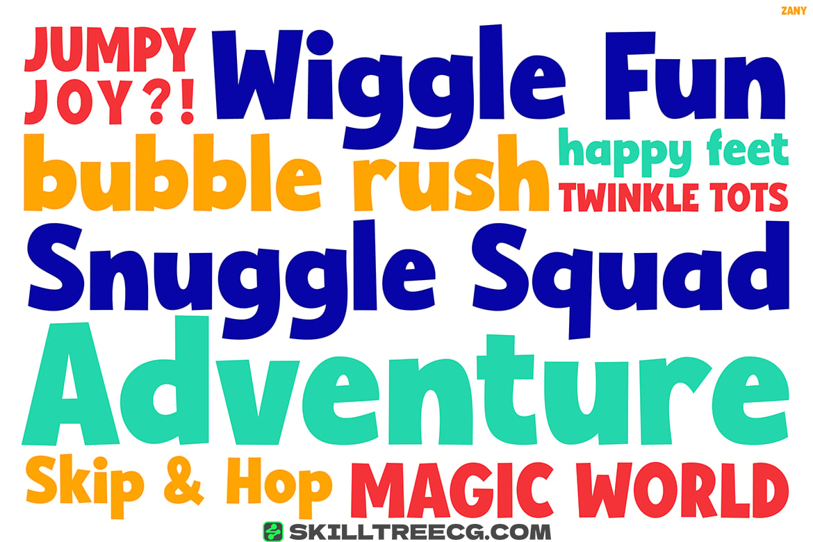 无衬线黑体儿童产品包装零食品牌教育海报活动书籍活动传单-490429