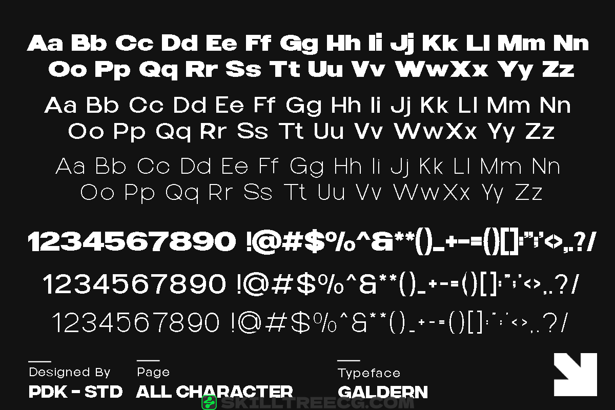 无衬线黑体简单而精致外观干净现代一些近乎复古的色调-868145-技能树 无衬线黑体简单而精致外观干净现代一些近乎复古的色调-868145-技能树