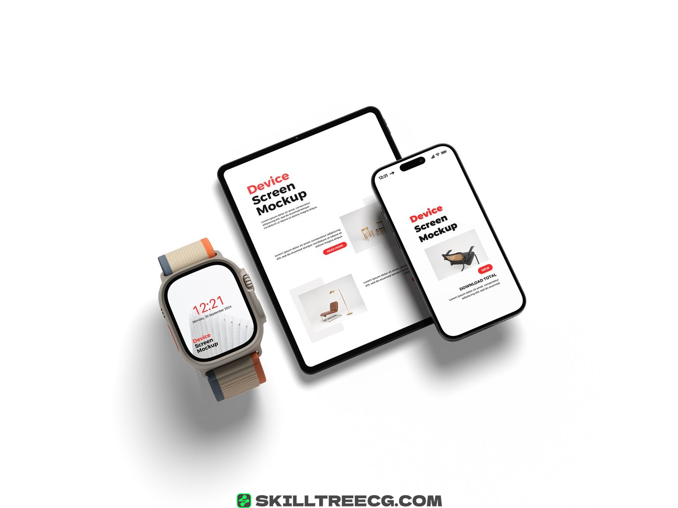 设备样机iphoneipad手机平板电脑专业版模板屏幕显示器手表-956401