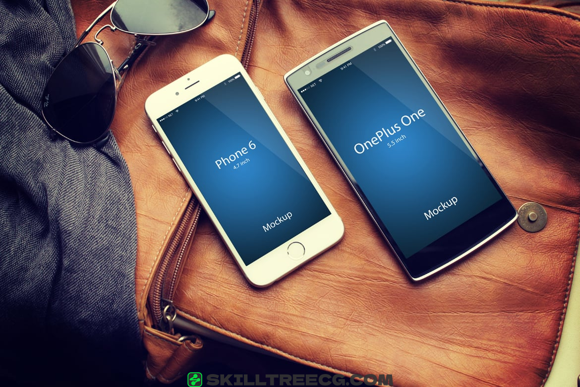 设备样机iphone手机屏幕iphone模拟通话手机应用程序模型-714765