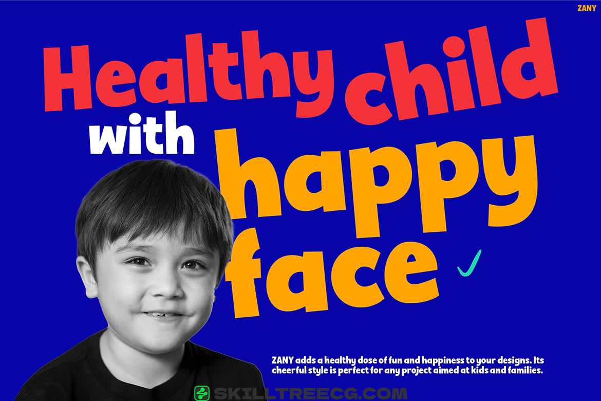 无衬线黑体儿童产品包装零食品牌教育海报活动书籍活动传单-490429