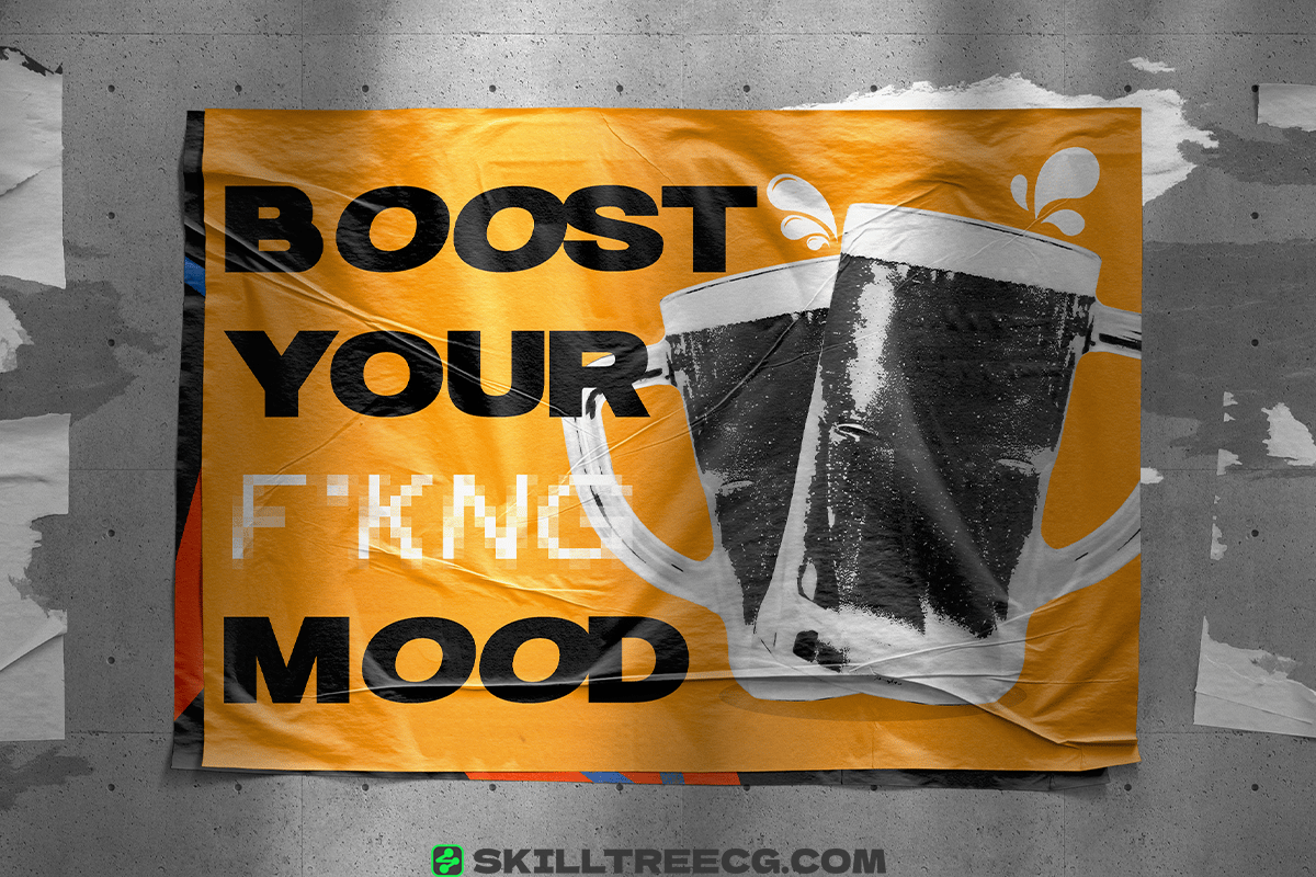 无衬线黑体简单而精致外观干净现代一些近乎复古的色调-868145-技能树 无衬线黑体简单而精致外观干净现代一些近乎复古的色调-868145-技能树