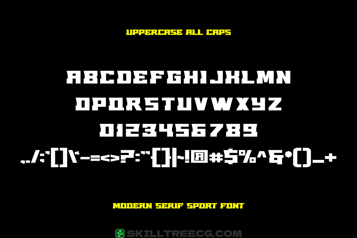 有衬线宋体广泛的背景现代字体适用于任何品牌项目徽标-573093-技能树 有衬线宋体广泛的背景现代字体适用于任何品牌项目徽标-573093-技能树