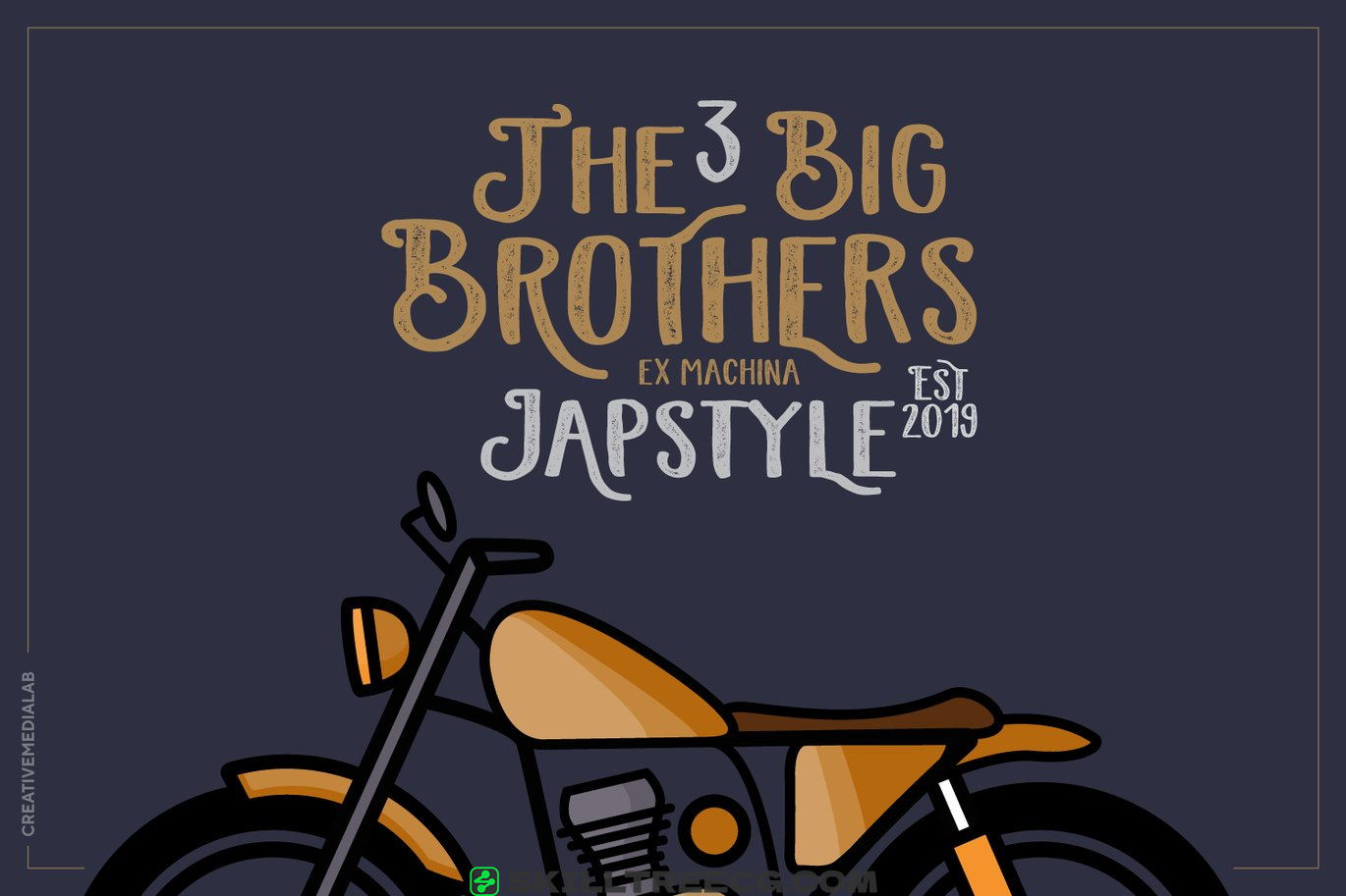 无衬线黑体儿童T恤设计海报徽标等-037755-技能树 无衬线黑体儿童T恤设计海报徽标等-037755-技能树