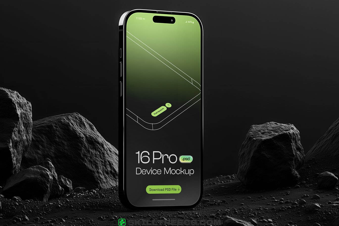 设备样机应用程序移动应用程序网站和智能手机界面展示徽章-933284