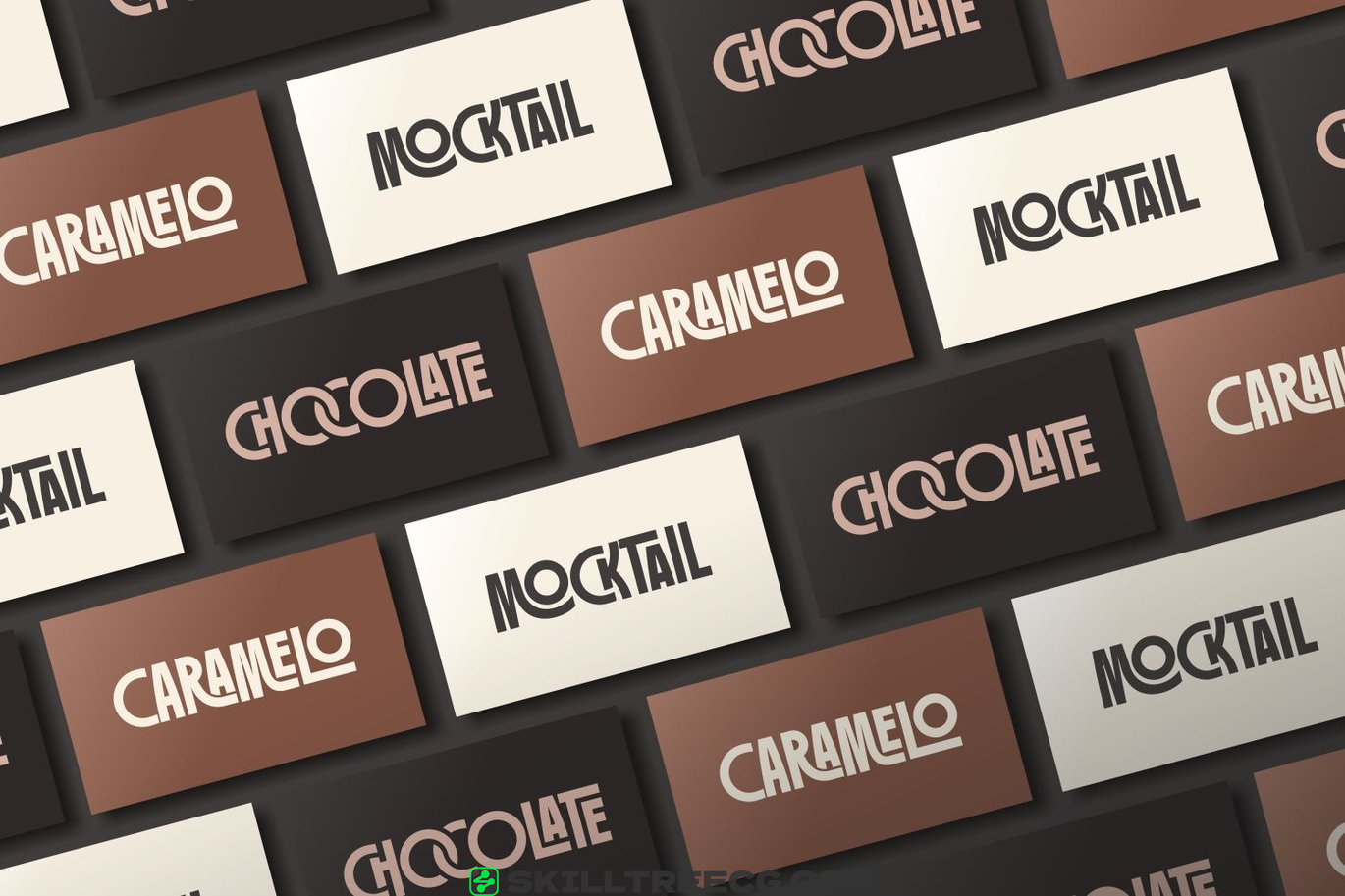 无衬线黑体装饰艺术字体连字新艺术皇家连字展示现代艺术-607802