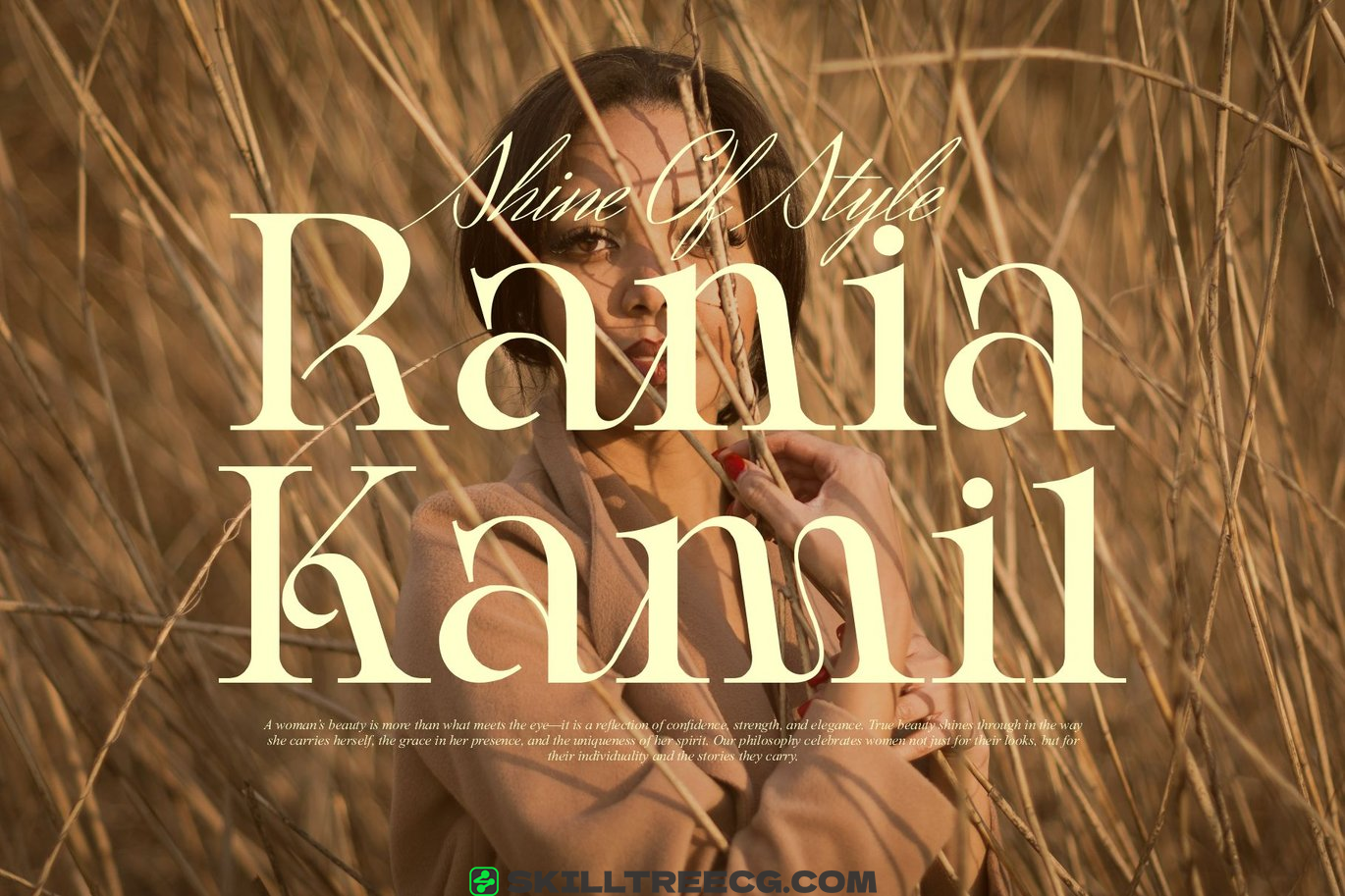 有衬线宋体邀请卡设计酷炫徽标电影标题电影名称品牌名称-875522