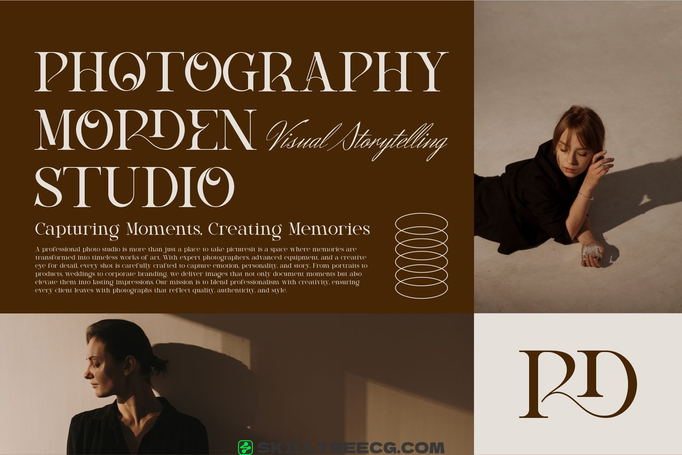 有衬线宋体邀请卡设计酷炫徽标电影标题电影名称品牌名称-875522