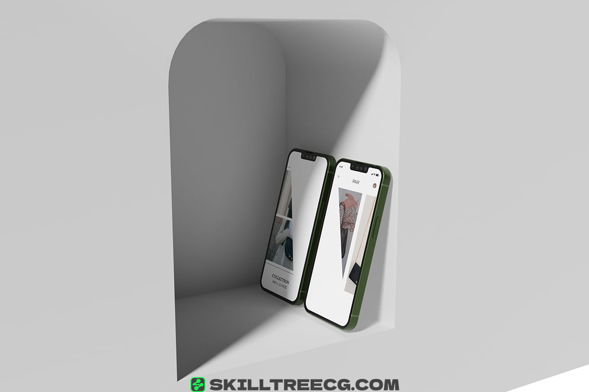 设备样机3D显示中专业移动屏幕设备模型手机模型设备模型-918131