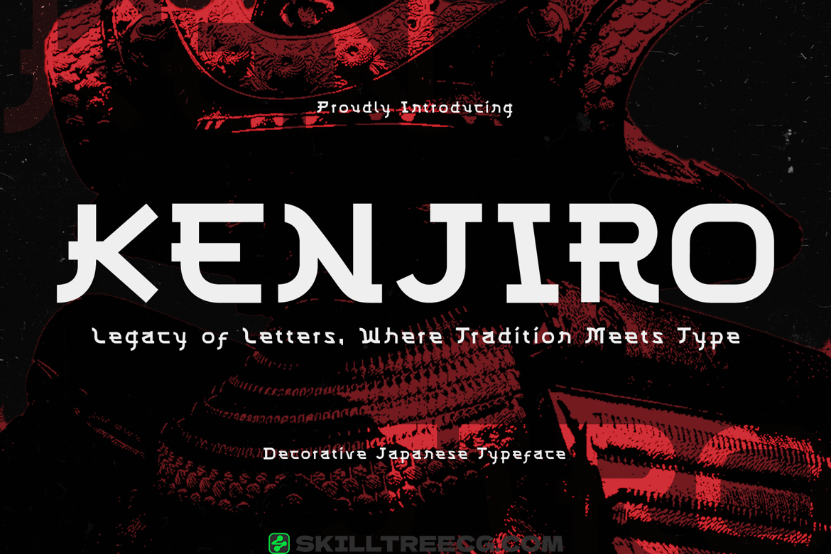 无衬线黑体风格化的笔触运动感品牌徽标包装邀请-111347