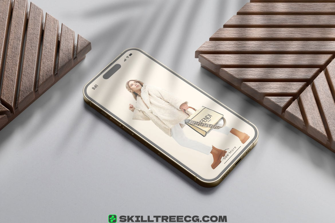 设备样机苹果14promax手机智能手机手机模型应用程序促销-193276