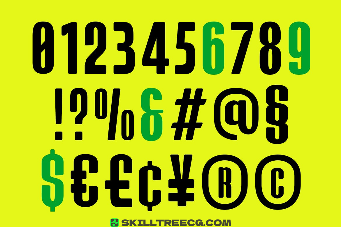 无衬线黑体浓缩圆形字体圆形圆角字体方形食物字体粗体-638303