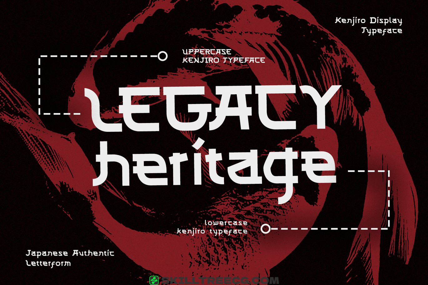 无衬线黑体风格化的笔触运动感品牌徽标包装邀请-111347