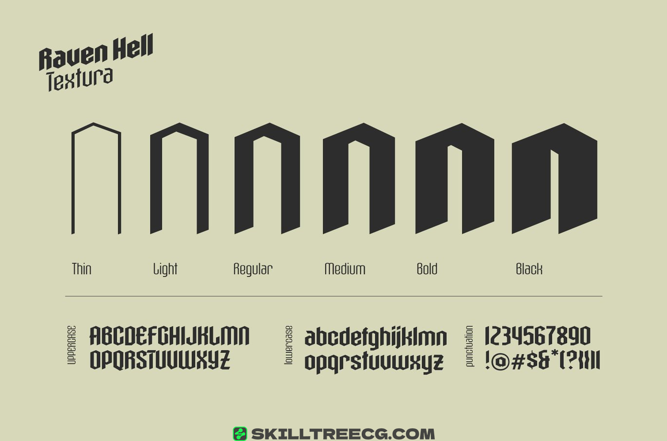 无衬线黑体服装标签包装品牌任何哥特式主题项目-308234