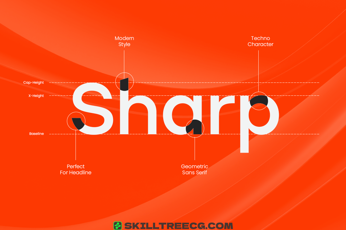 无衬线黑体徽标商业品牌数字设计-962470