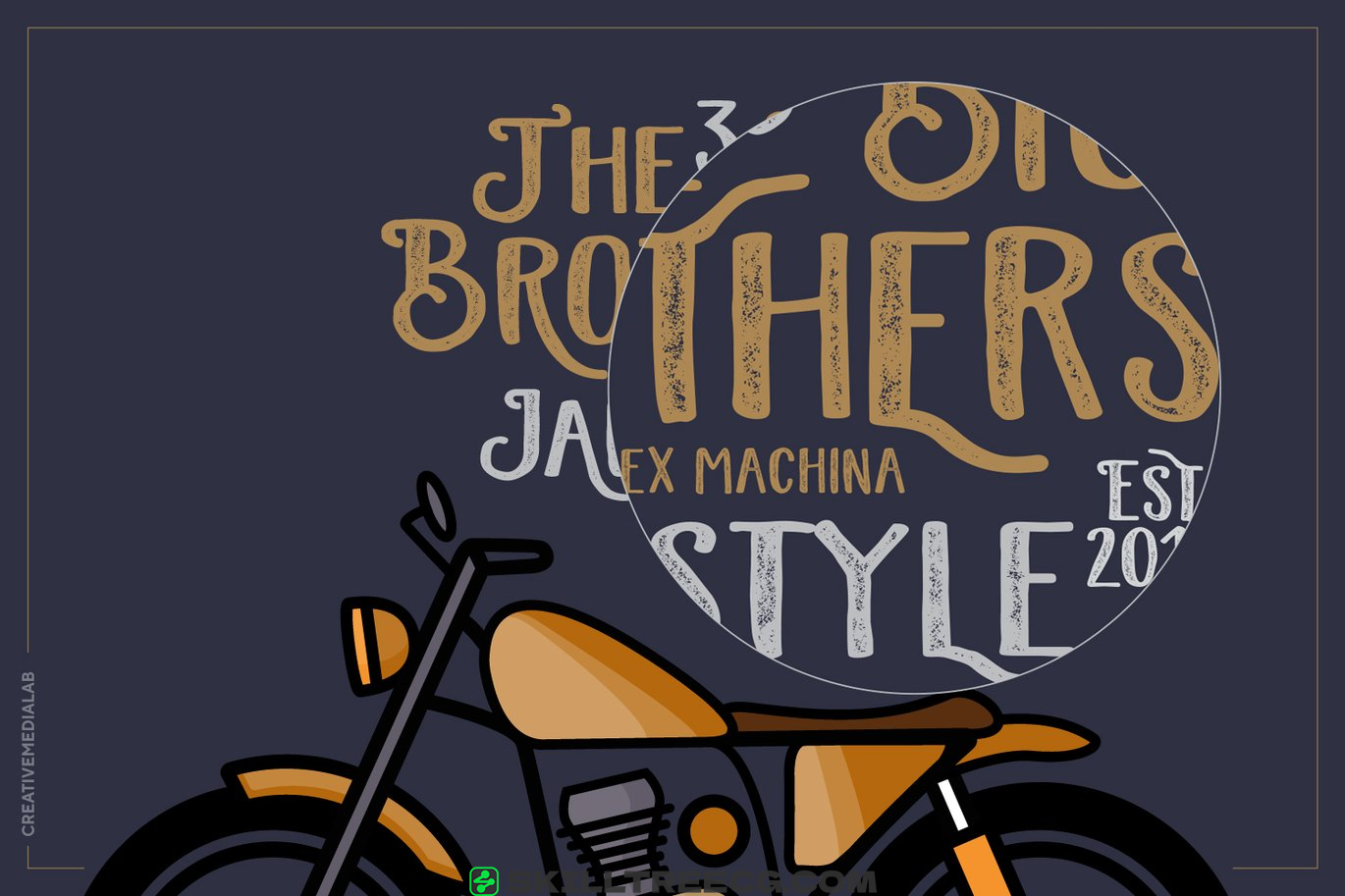 无衬线黑体儿童T恤设计海报徽标等-037755-技能树 无衬线黑体儿童T恤设计海报徽标等-037755-技能树