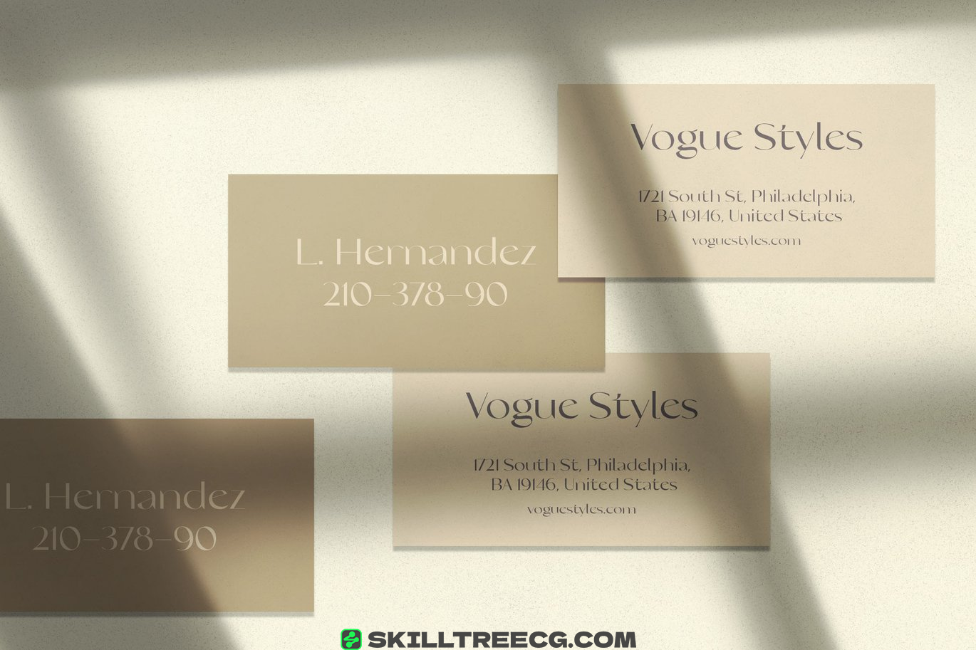 无衬线黑体编辑设计文具设计优雅现代时尚沙龙美容女性-097765