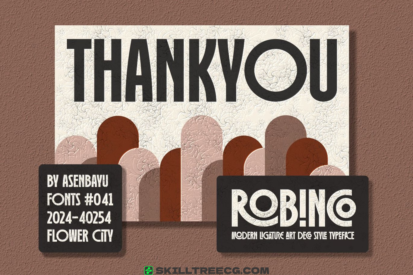 无衬线黑体装饰艺术字体连字新艺术皇家连字展示现代艺术-607802