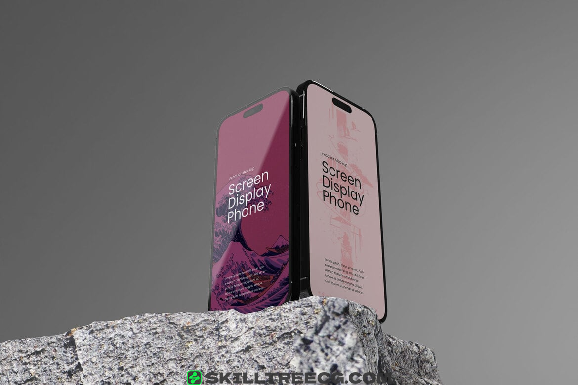 设备样机手机iphone 16促销社交媒体手机模型电话模型ui-924413